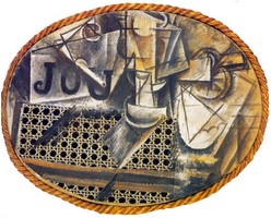 Nature morte à la chaise cannée, Picasso