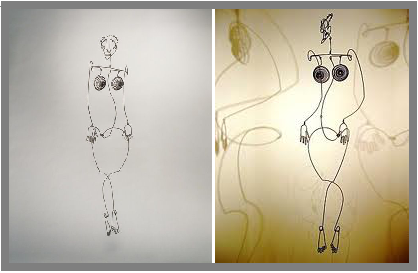 Aztec Josephine Baker - A. Calder 