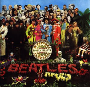 Pochette de peter BLAKE 1966 photographie - silhouette